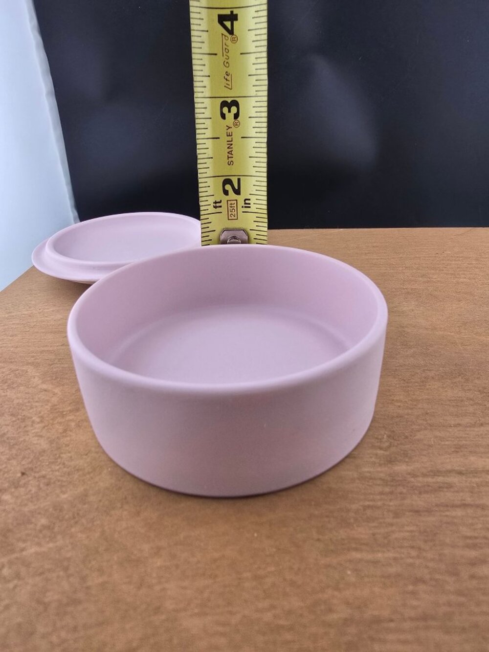 Vintage Tharaud Limoges Pink Porcelain Trinket Box With Cherub Relief Lid - Picture 7 of 9